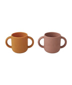 Lot De 2 Tasses Gene Cup - Chat Rose Foncé