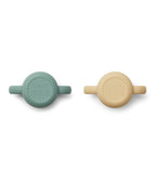 Lot De 2 Tasses Gene Cup - Mélange De Blé Jaune À La Menthe Poivrée Et À La Lapin