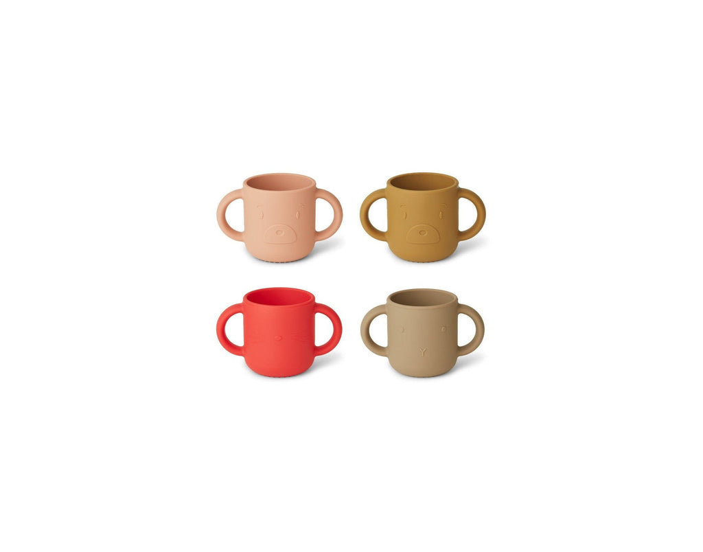 Gobelets En Silicone Pour Enfants Gene - Apple Red / Tuscany Rose