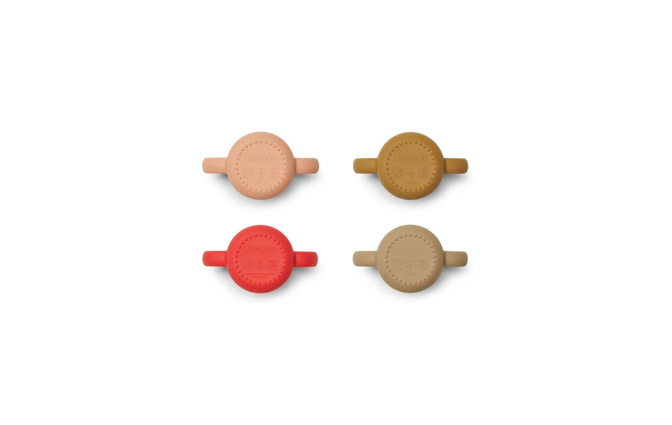 Gobelets En Silicone Pour Enfants Gene - Apple Red / Tuscany Rose