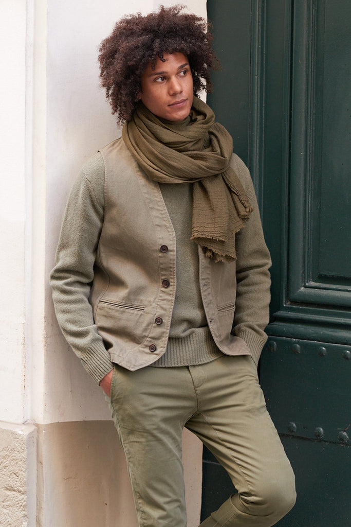 Gilet Daniel Canvas - Kaki