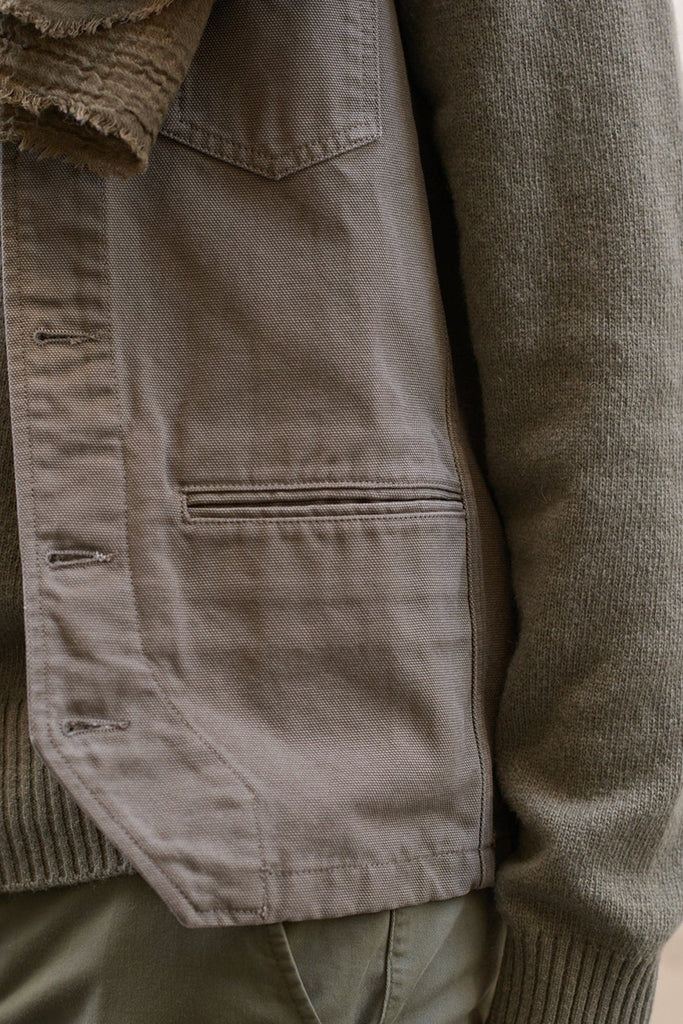 Gilet Daniel Canvas - Kaki