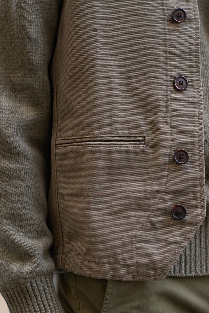 Gilet Daniel Canvas - Kaki