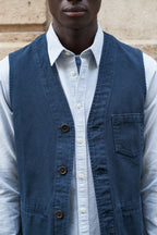 Gilet Daniel Canvas - Navy