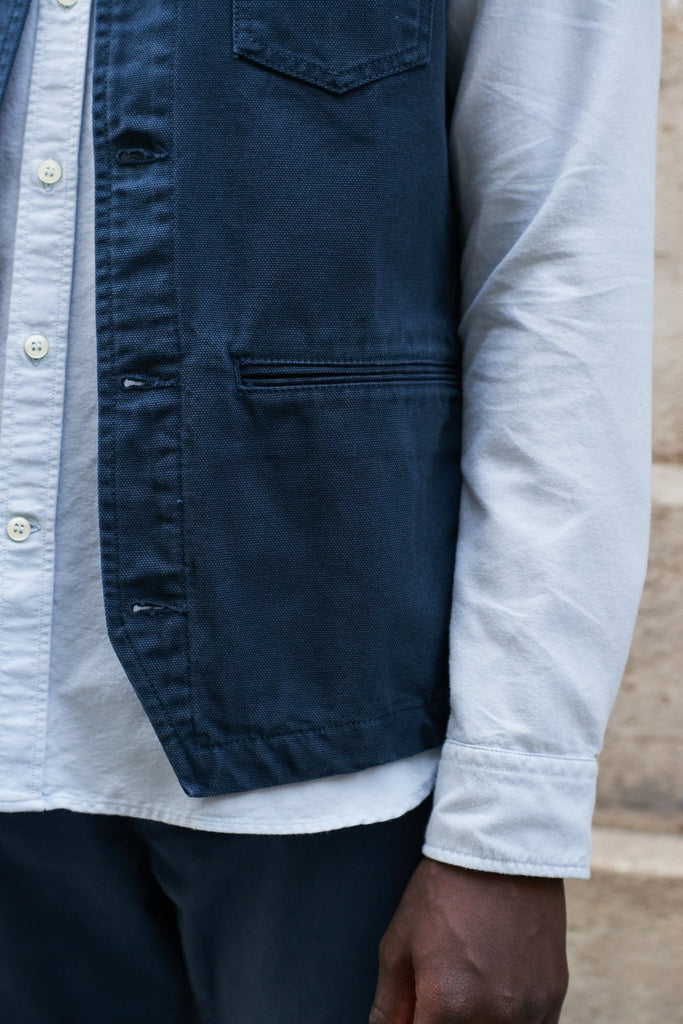 Gilet Daniel Canvas - Navy