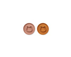 Assiette Enfant Deux En Un - Pack De 2 Gordon - Cat Dark Rose/Mustard Mix
