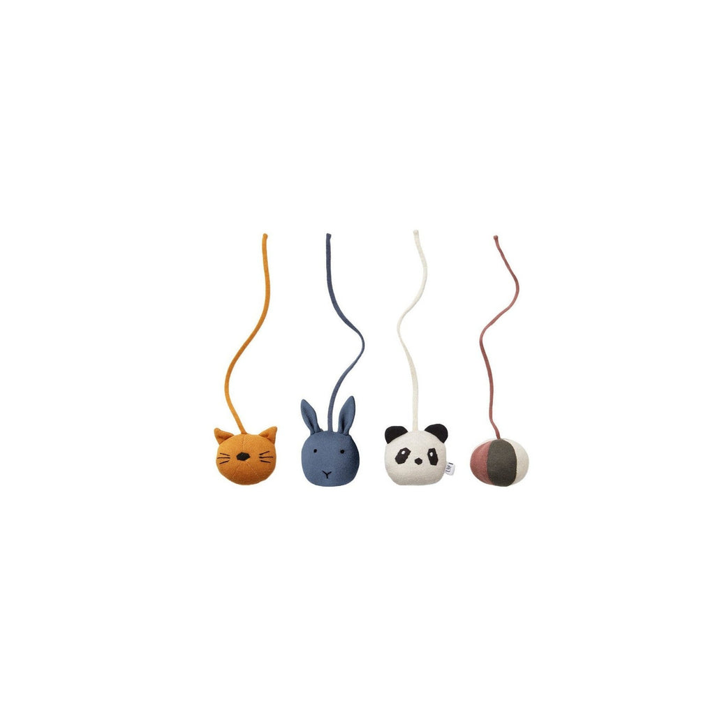 Liewood - Animaux En Tricot Pour Bébé Play Gym Grace - Blue Mix