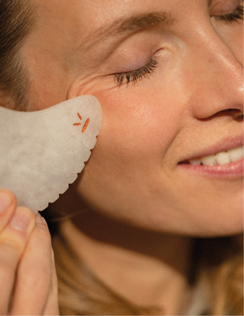 Gua Sha Jade Blanc