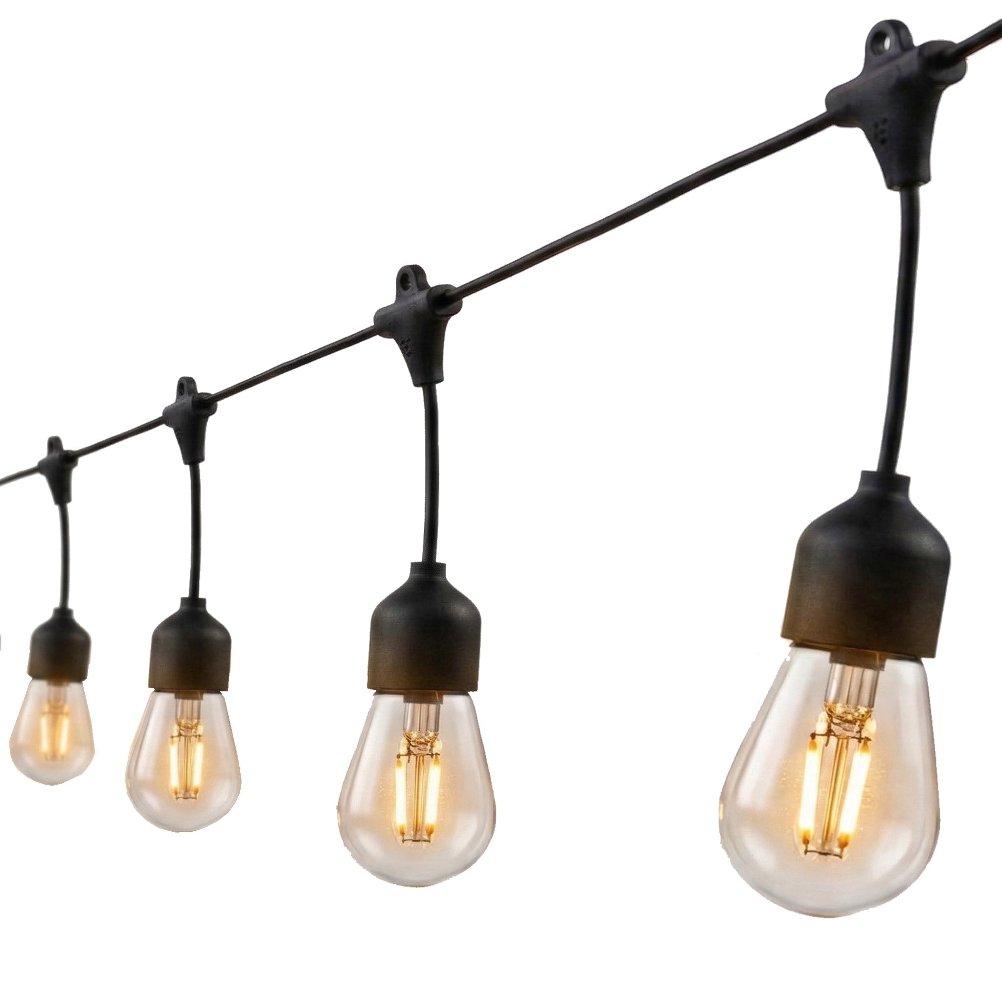 Mafy - Guirlande Solaire Hybride - Pvc - Noir
