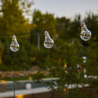 Fantasy Star - Guirlande Solaire - Plastique - Transparent