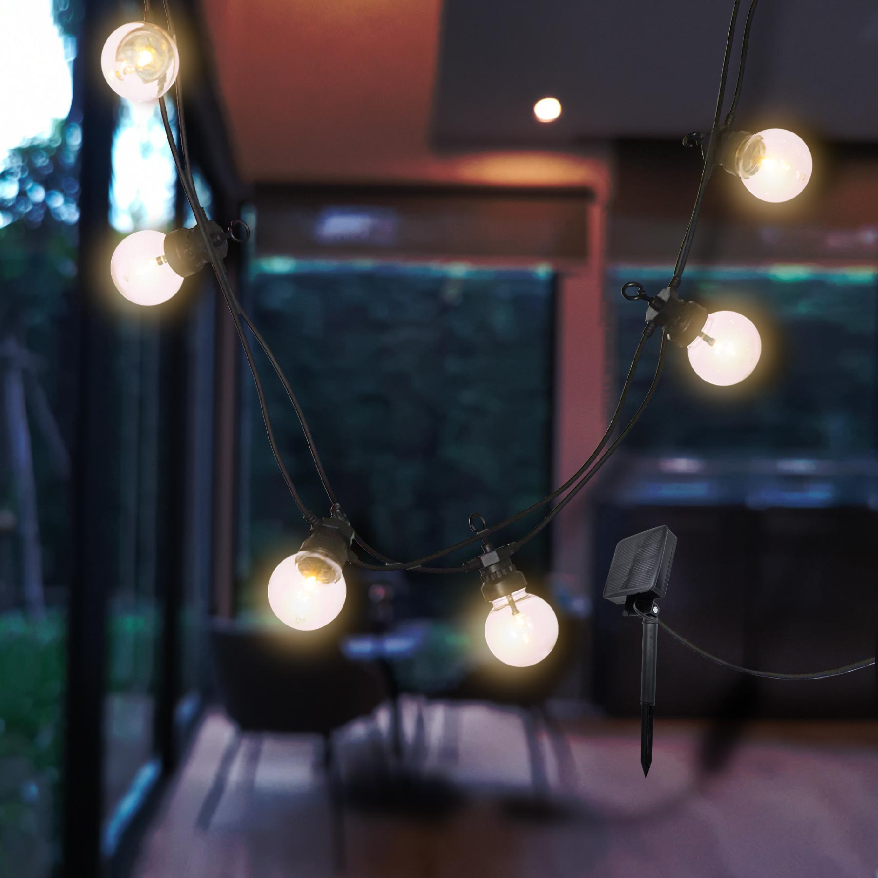 Guirlande Solaire - 2X Party Clear Solar