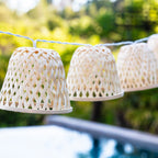 Chill - Guirlande Solaire Hybride - Bambou - Beige