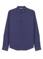 Maison Standards - Chemise John Popeline Pat - Bleu - Homme