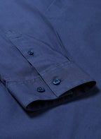 Maison Standards - Chemise John Popeline Pat - Bleu - Homme