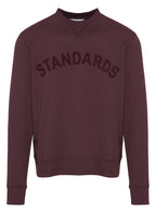 Maison Standards - Sweatshirt "Standards" Constantin - Bordeaux - Homme