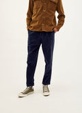 Maison Standards - Pantalon Carotte Archibald Velours - Bleu - Homme