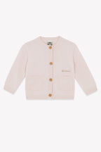 Cardigan - Rose Bébé 100% Cachemire