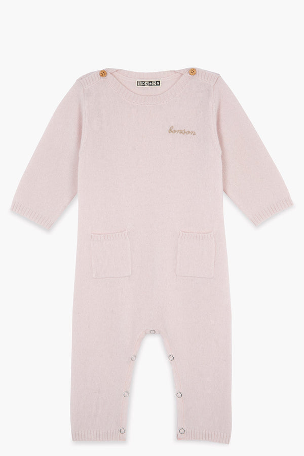 Combinaison - Bébé Rose 100% Cachemire