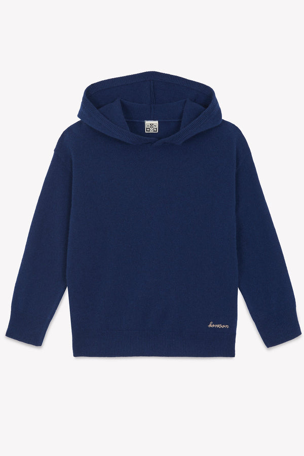 Pull - Bleu 100% Cachemire