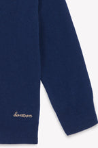 Pull - Bleu 100% Cachemire