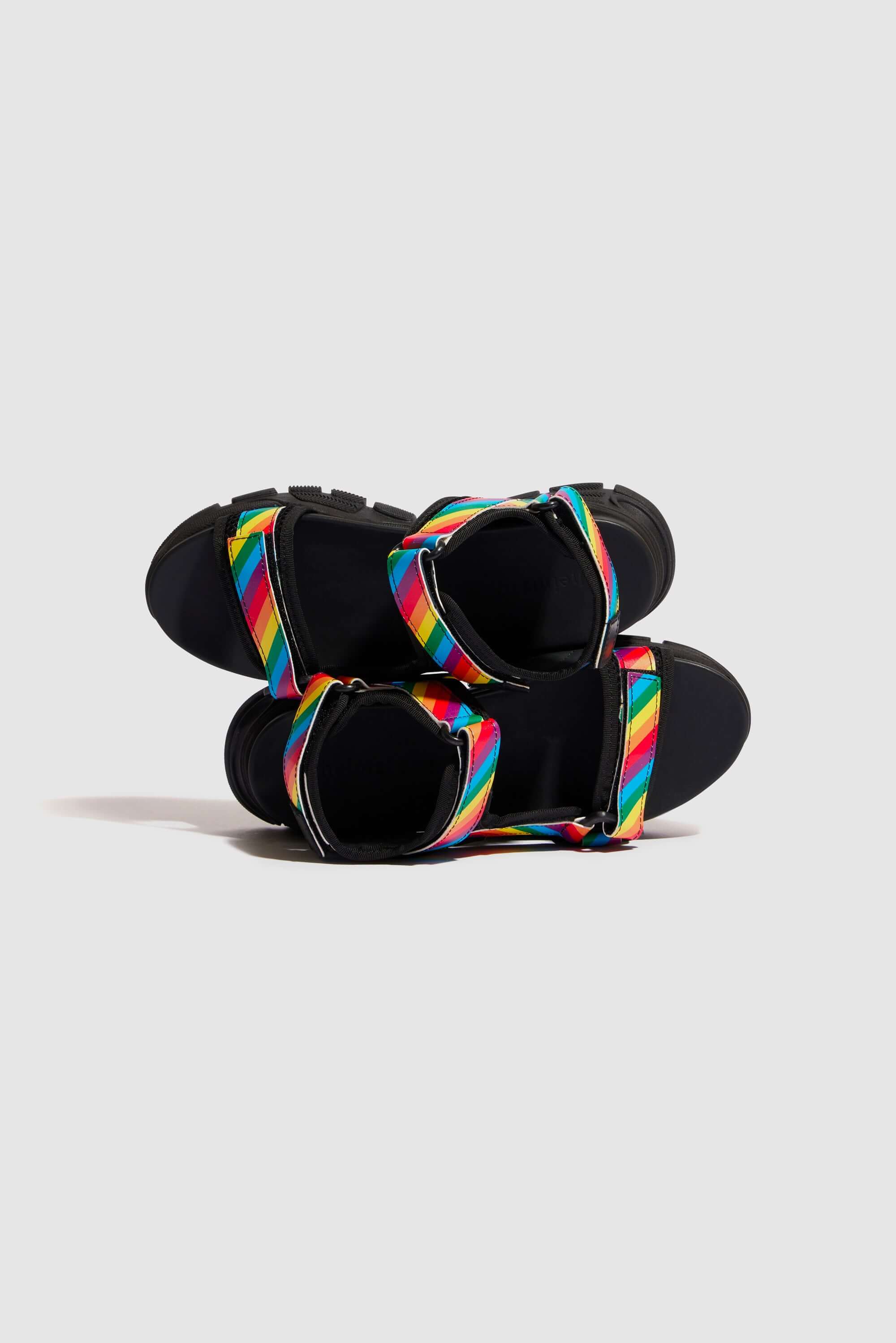 Sandales Travis En Cuir Rainbow