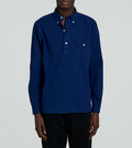Fursac - Chemise Casual Vareuse Toile - Petrole