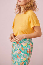 Tee Shirt Hanami - Safran