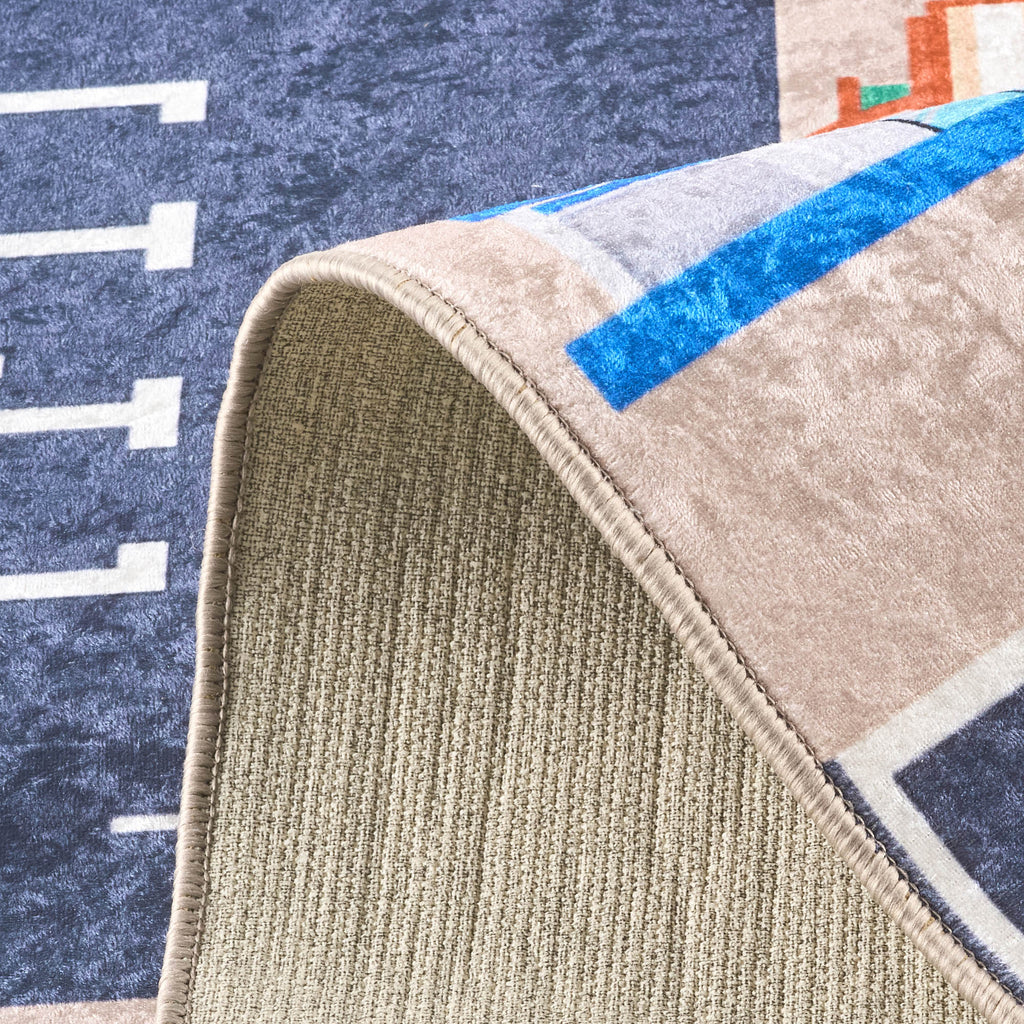 Happy - Tapis D'Intérieur - Polyester Imprimé - Beige
