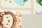 Happy - Tapis D'Intérieur - Polyester Imprimé - Beige