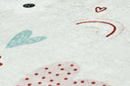 Happy - Tapis D'Intérieur - Polyester Imprimé - Rose
