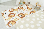 Happy - Tapis D'Intérieur - Polyester Imprimé - Beige