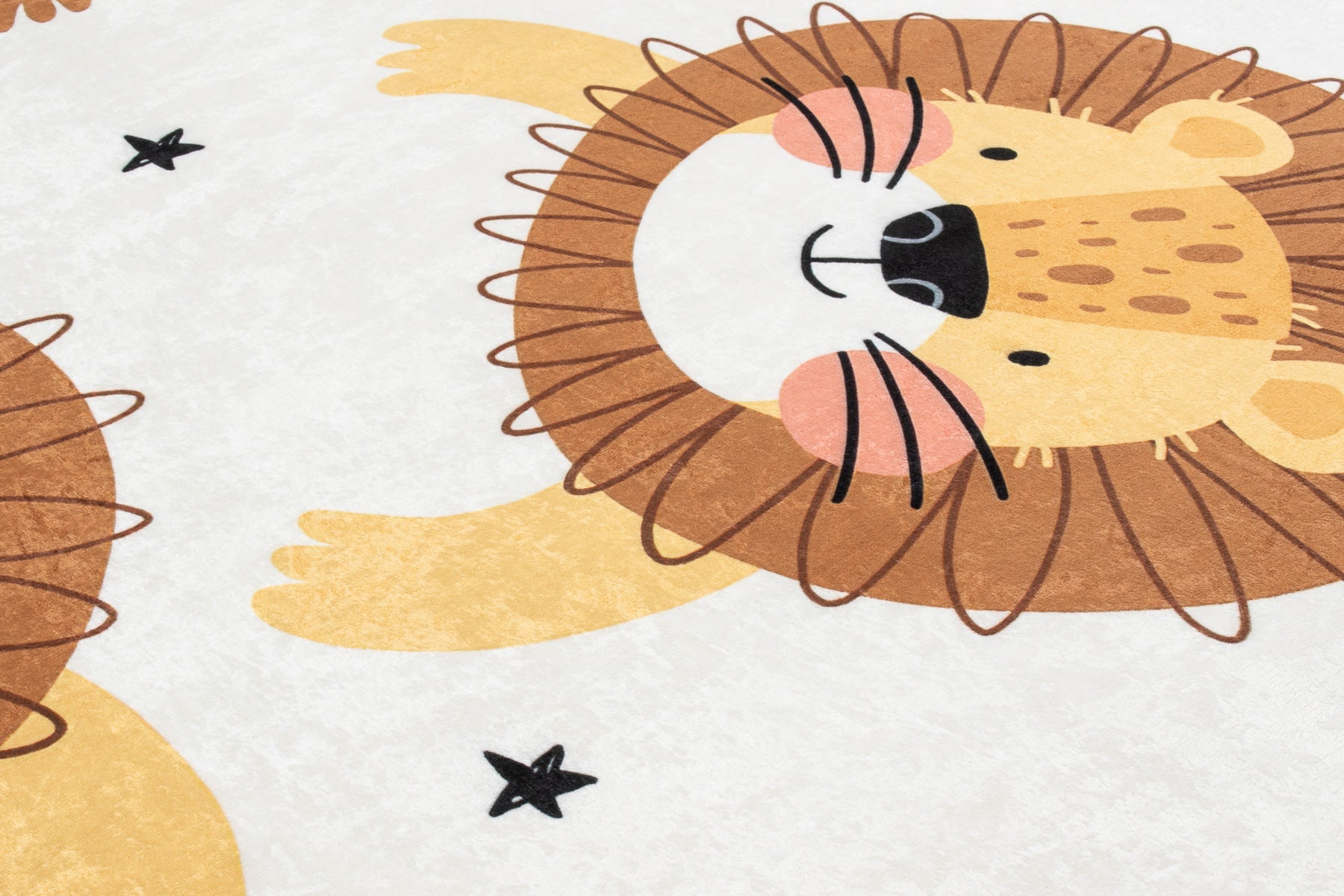 Happy - Tapis D'Intérieur - Polyester Imprimé - Beige