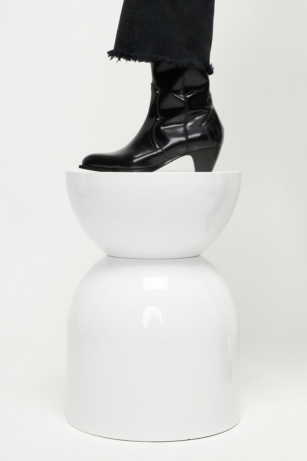 CITY - Harper-Cuir Glacé Noir