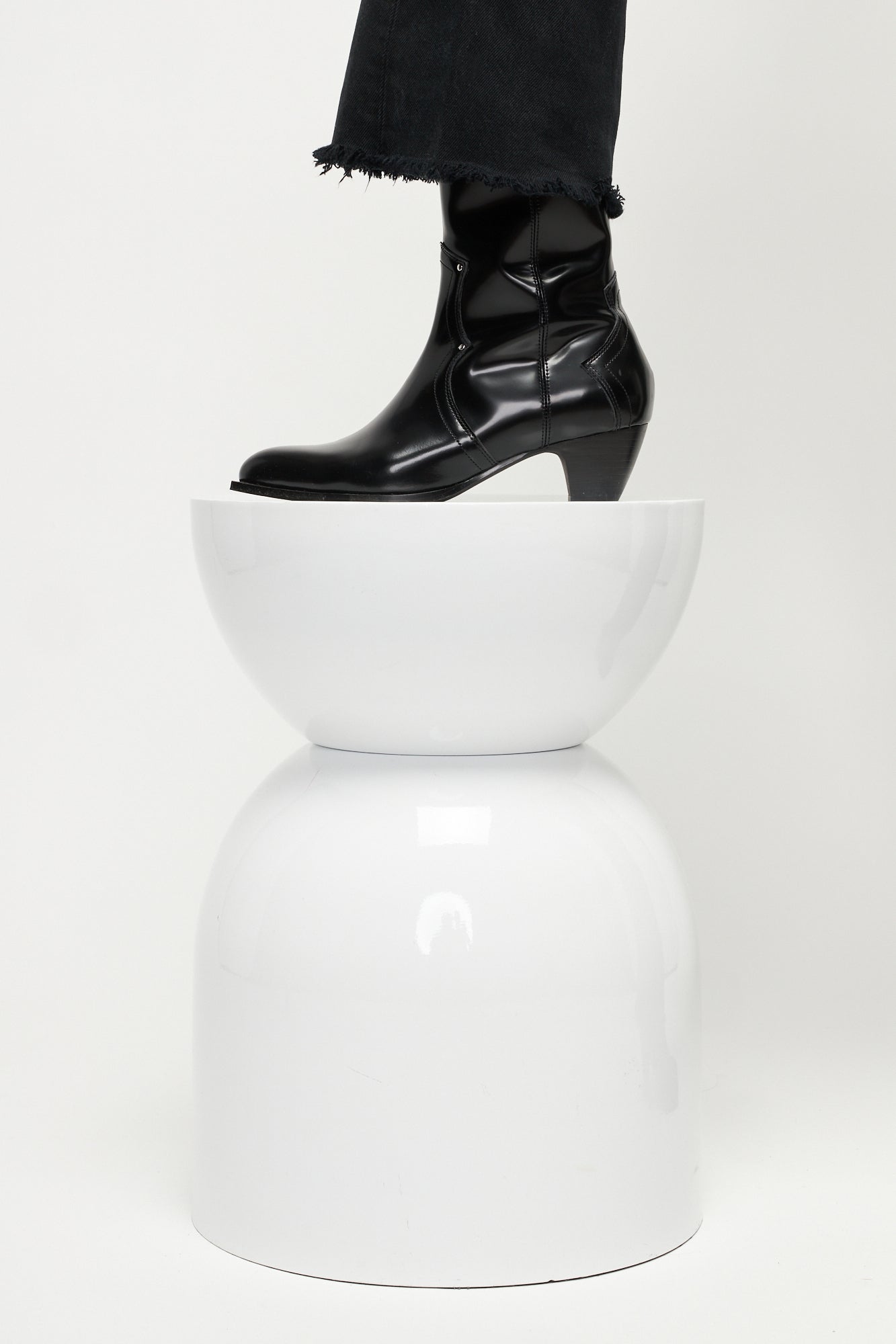 CITY - Harper-Cuir Glacé Noir
