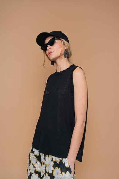 Top - Denza - Noir