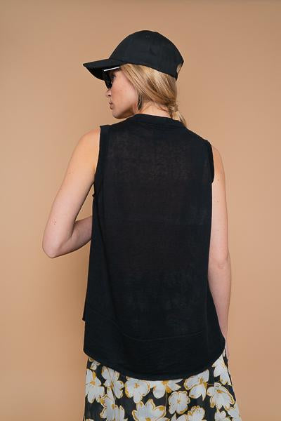 Top - Denza - Noir