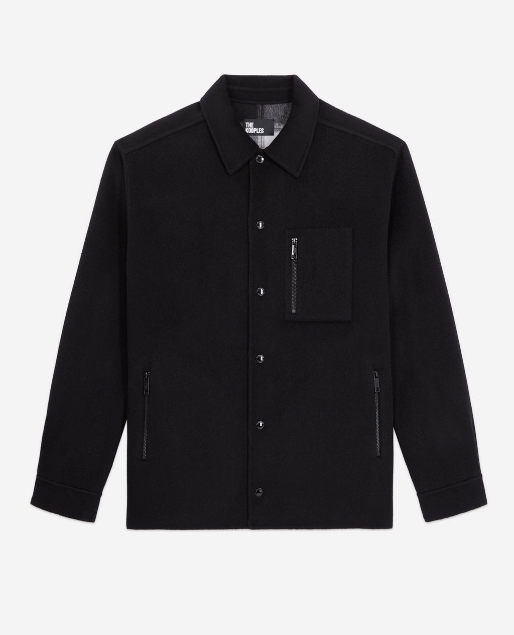 The Kooples - Veste En Laine - Noir - Homme