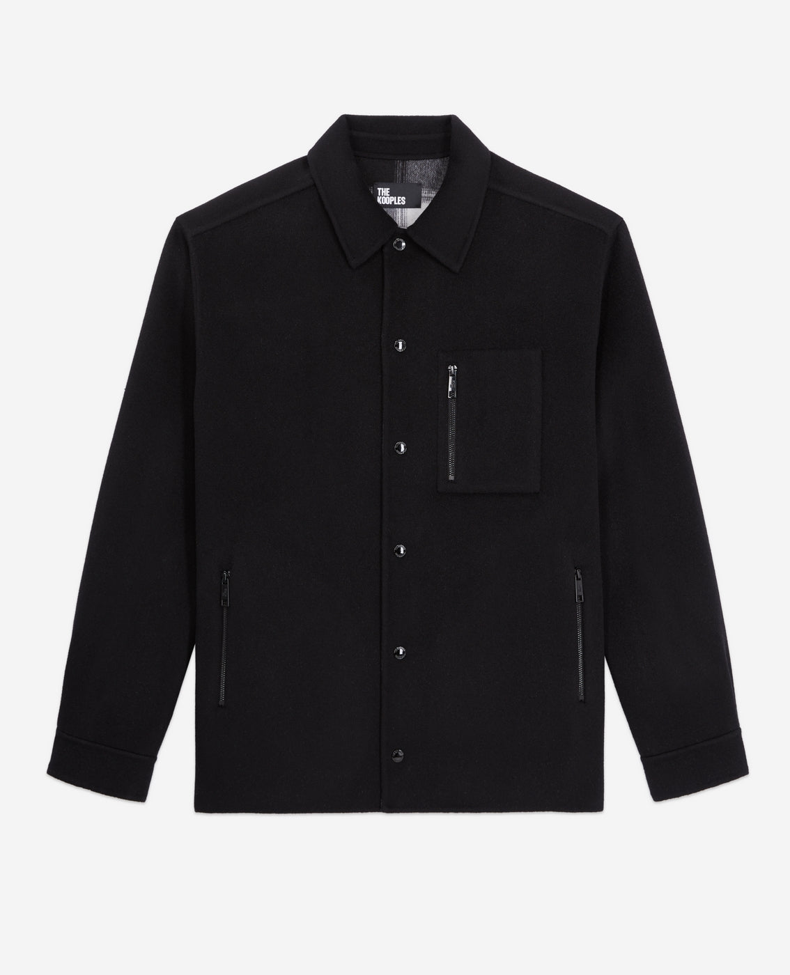 The Kooples - Veste En Laine - Noir - Homme