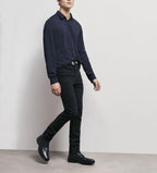 The Kooples - Chemise Slim Decintree Unie Patte De Boutonnage Cachee - Homme