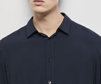 The Kooples - Chemise Slim Decintree Unie Patte De Boutonnage Cachee - Homme