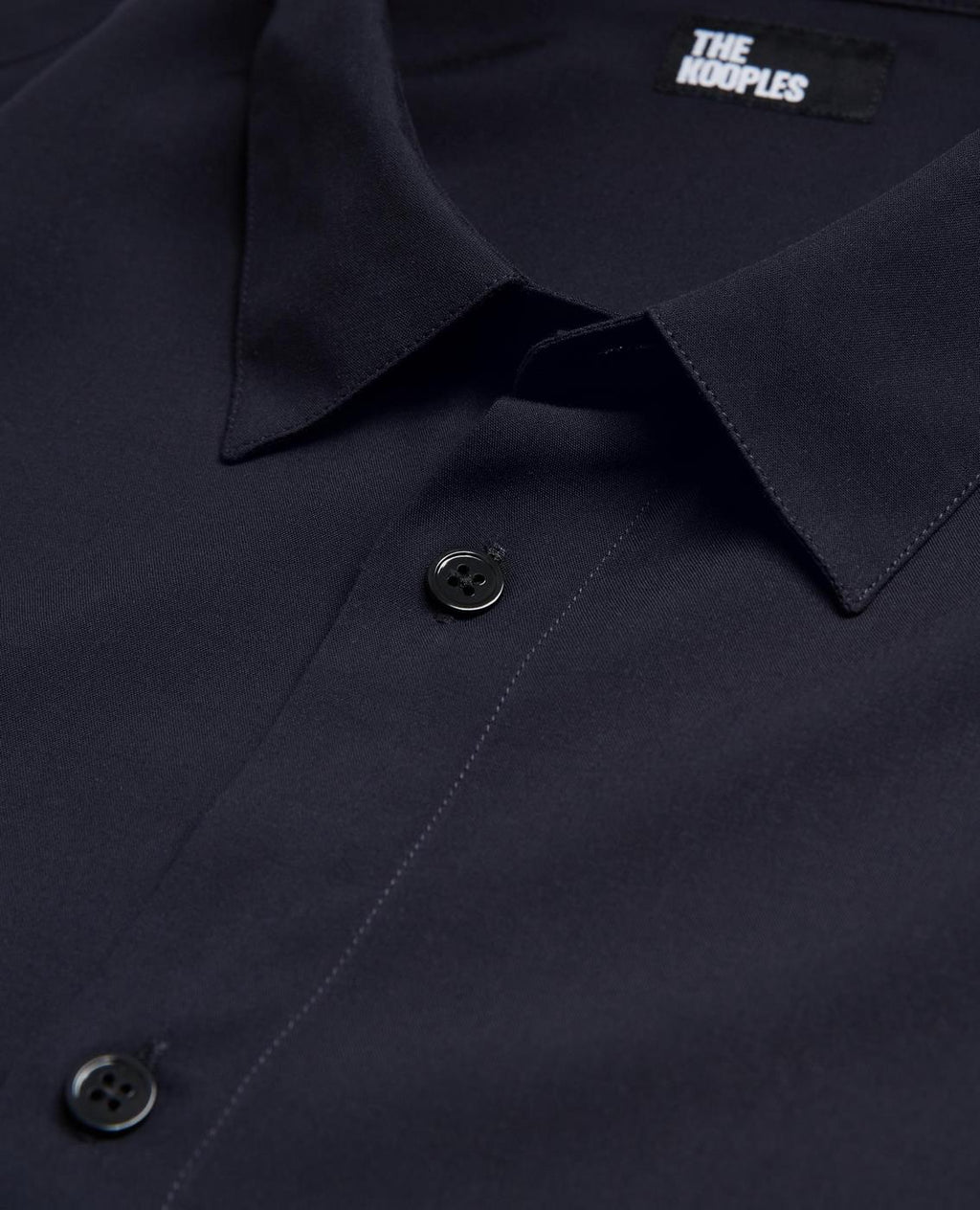 The Kooples - Chemise Slim Decintree Unie Patte De Boutonnage Cachee - Homme