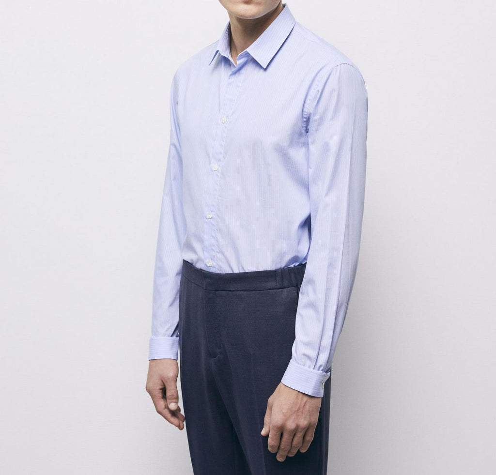The Kooples - Chemise Slim - Ciel Et Blanc - Homme