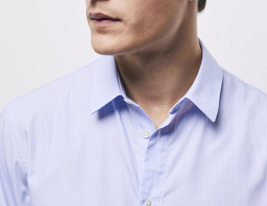 The Kooples - Chemise Slim - Ciel Et Blanc - Homme