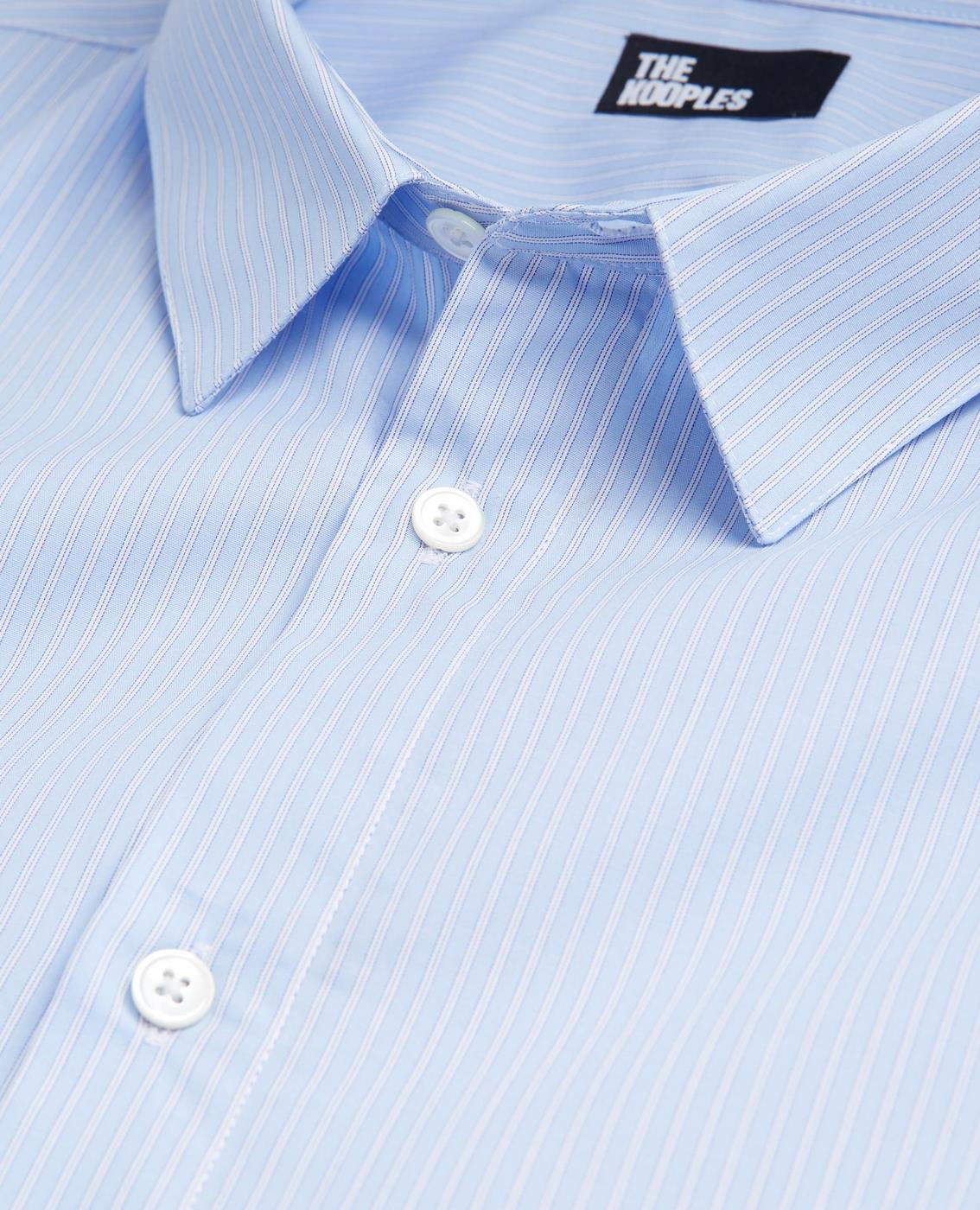 The Kooples - Chemise Slim - Ciel Et Blanc - Homme