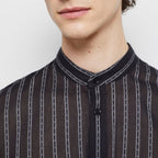 The Kooples - Chemise - Noir Et Blanc - Homme