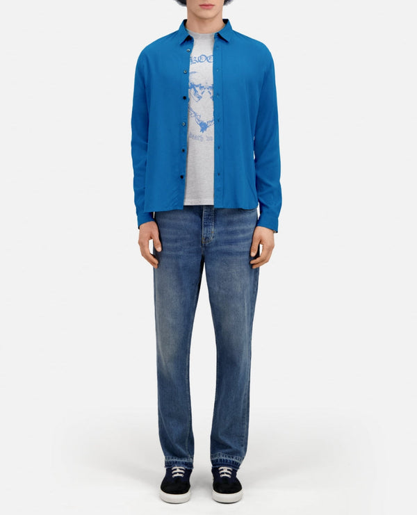 Chemise - Bleu Pétrole - Homme