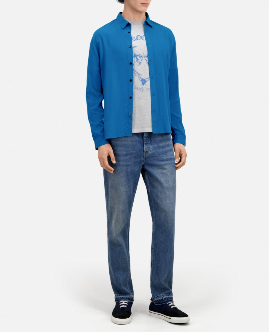 Chemise - Bleu Pétrole - Homme