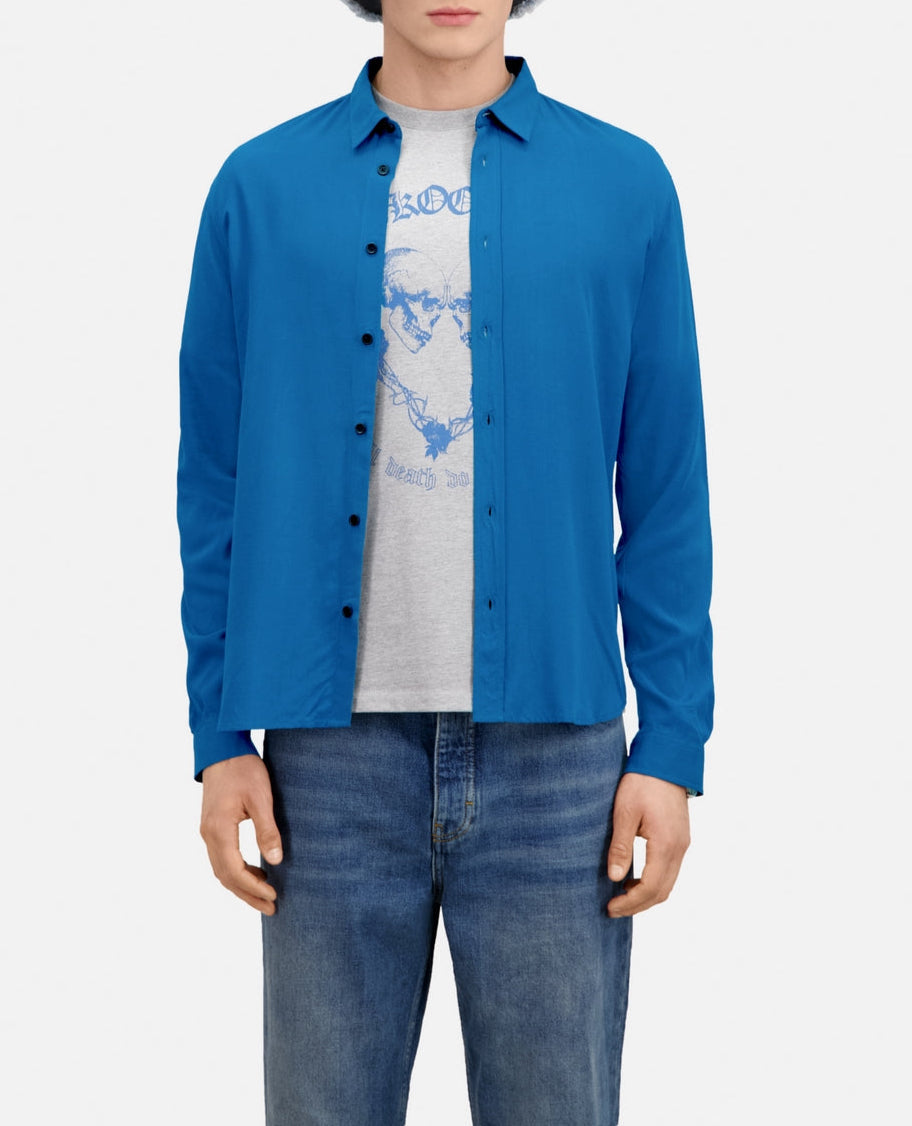 Chemise - Bleu Pétrole - Homme