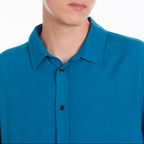 Chemise - Bleu Pétrole - Homme