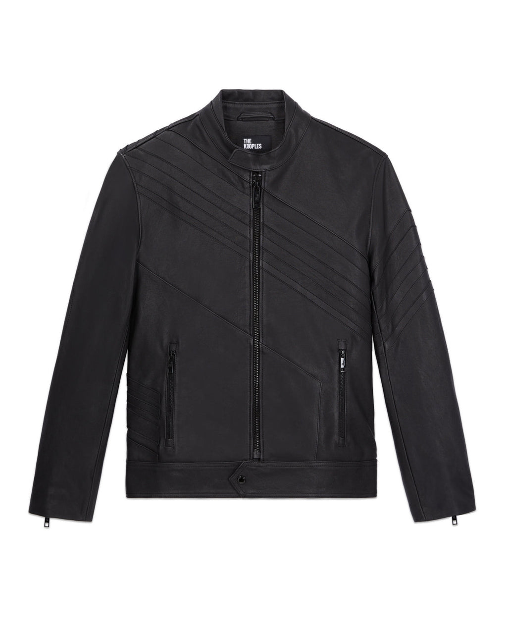 The Kooples - Veste En Cuir D'Agneau - Noir - Homme